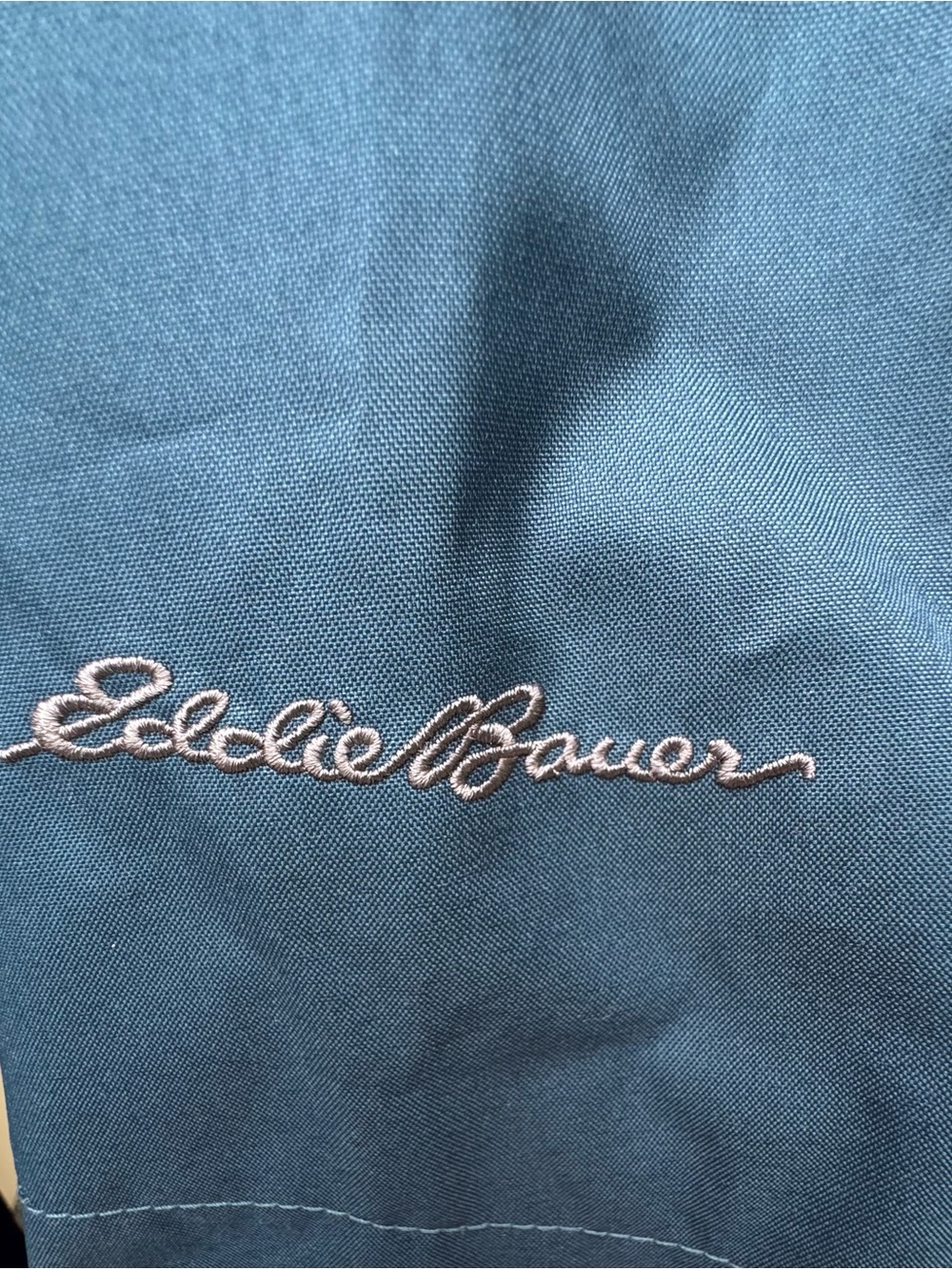 Eddie Bauer Teal Raincoat with Hood - Women’s - Picture 7 of 7
